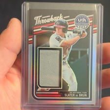 Panini 2026 Stars & Stripes Prizm Slater De Brun #TM-SD USA Baseball 18U Card