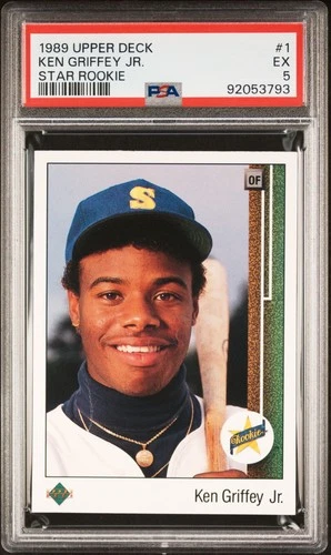 1989 Upper Deck #1 Ken Griffey Jr. PSA 5