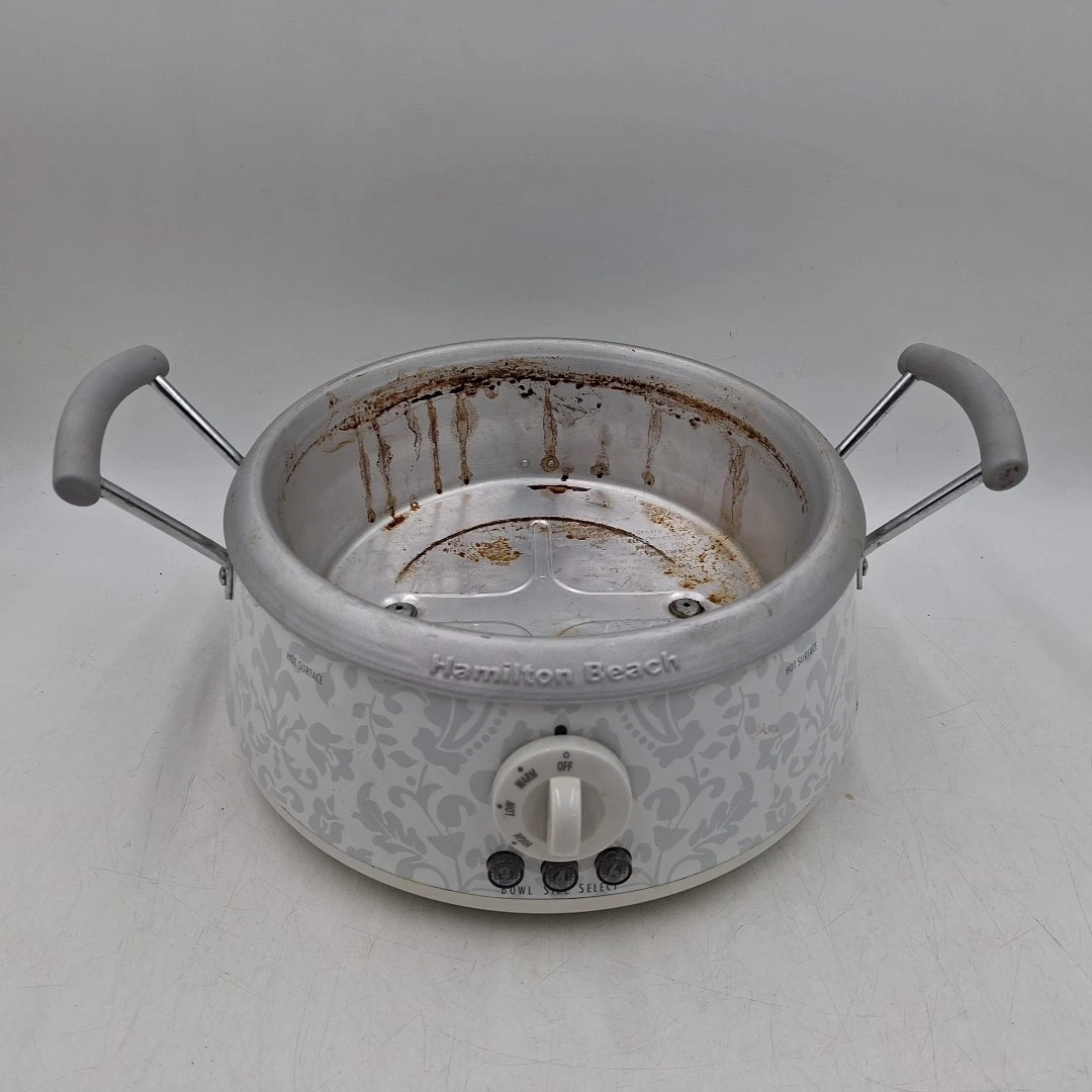 Hamilton Beach 3-in-1 Slow Cooker 33133 REPLACEMENT BASE White TESTED