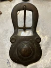 Antique CIVIL WAR Era 1 Piece Bullseye BELT BUCKLE, Original