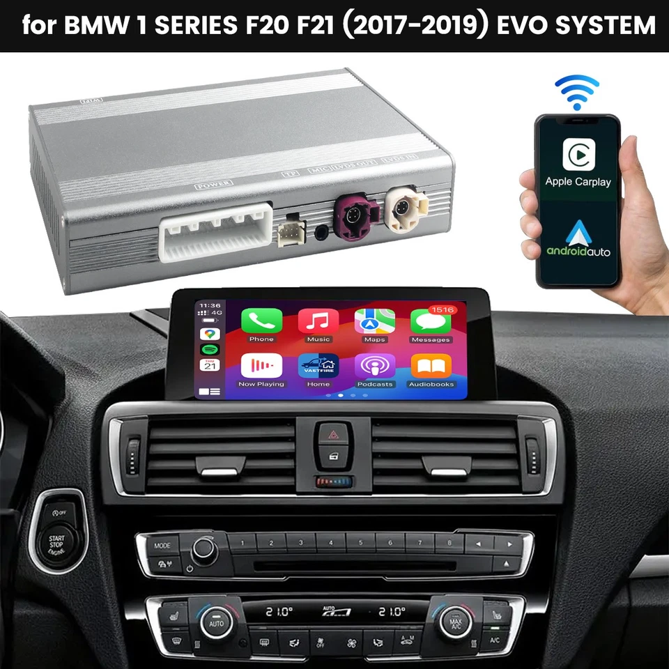 Wireless Carplay Android&Auto Navigate Retrofit For BMW X1 E84 X2 18-20 with EVO - Image 2 of 4