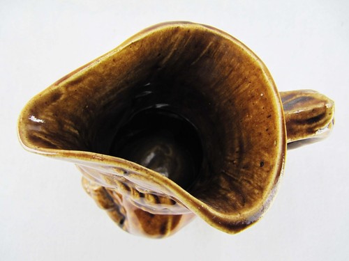 Bennington Pottery Toby Patriot Pitcher Jug Rockingham Brown Glaze Ca. 1850's - Picture 5 of 6