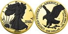 2023 WALKING LIBERTY EAGLE 1 oz Silver Coin $1 USA w/ 24K Gold & Black Platinum
