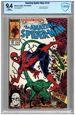 Amazing Spider-Man # 318  CBCS   9.4   NM   White pgs  8/89  Scorpion cover & Ap
