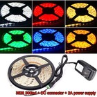 Ultra Bright 5M 16ft 300 LEDS SMD 3528 Flexibe LED Strip Lights DC Power Supply