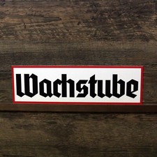 Schild Wachstube Wegweiser Hinweisschild Warnschild 34x10cm Wehrmacht