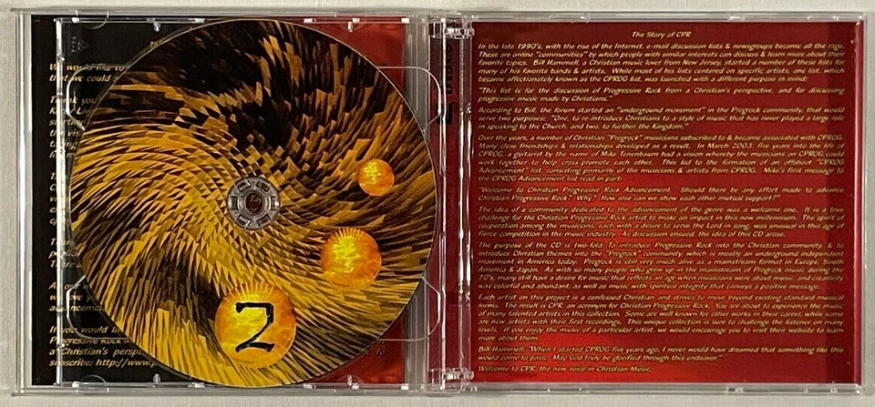 V/A Neal Morse, Salem Hill, стеклянный молоток — CPR Vol. 1 (2004) 2 компакт-диска, Xian Prog, EX - Изображение 3 из 4