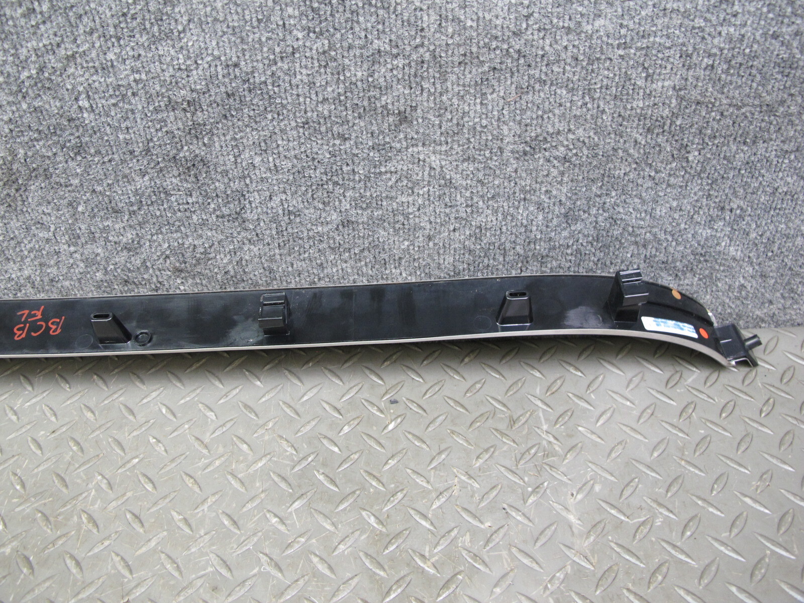 07-10 BENTLEY CONTINENTAL GTC DOOR SCUFF SILL PLATE TRIM PANEL SET OF 2