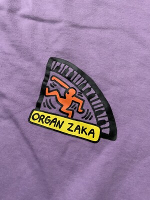 Uniqlo X Keith Haring Organ Zaka Tokyo Pop Art Purple Crewneck T-Shirt  S