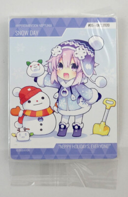 TC Iffy IFI Trading Card #05 Dec 2020 - Neptunia Snow Day - Idea Factory
