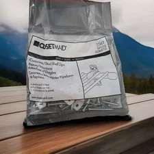 ClosetMaid 756100 Concrete U-Shaped Shelf Clips for Wire Shelving - Metal - 7561