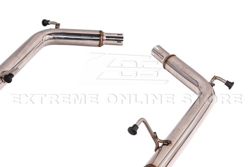 For 07-14 Infiniti G35 G37 Sedan | Muffler Delete Axle Back 4" Burnt Tip Exhaust - Picture 18 of 23