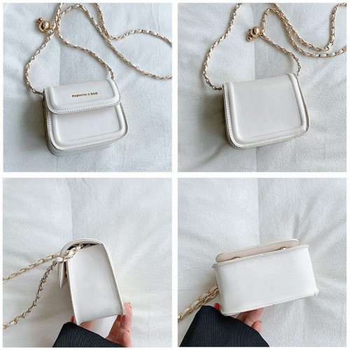 Fashion PU Chain Clutch Bags Shoulder Crossbody Bag Underarm Bag Handbags - Picture 6 of 16