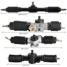 13"-17" Power Steering Gear Shaft Rack Pinion fr Go Kart ATV UTV Golf Cart Drift