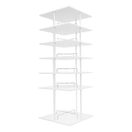 6-stufiges Schuhregal 360° drehbar Schuhregal Organizer Schuhständer - Bild 5 von 20