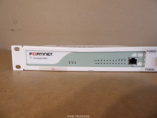 Firewall de seguridad de red Fortinet FortiGate 60D P14482-03-04 - INCLUYE FUENTE DE ALIMENTACIÓN / RM - Imagen 2 de 9