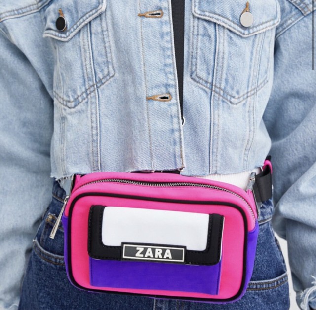 Zara Belt Bag Fanny Pack Harness Adjustable Straps NWT Rare eBay