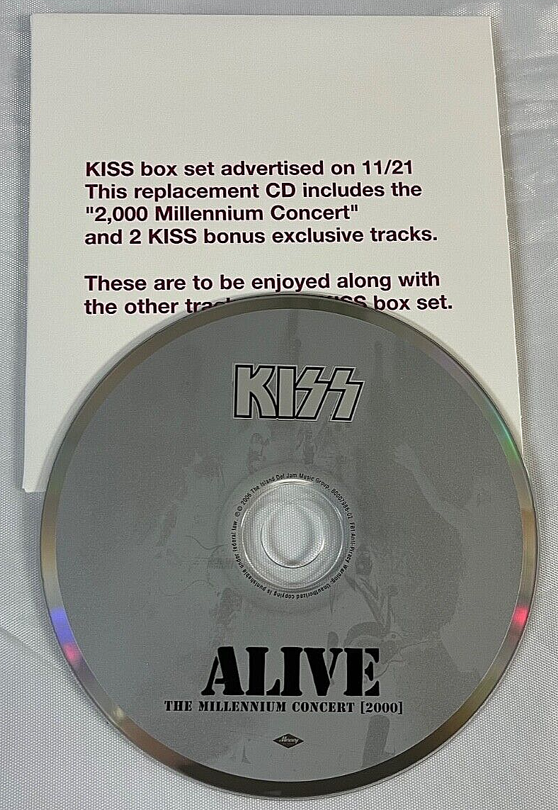 KISS ALIVE! 1975-2000 Box Set SEALED Millennium Replacement KISS ALIVE! 1975-2000 Box Set SEALED Millennium Replacement