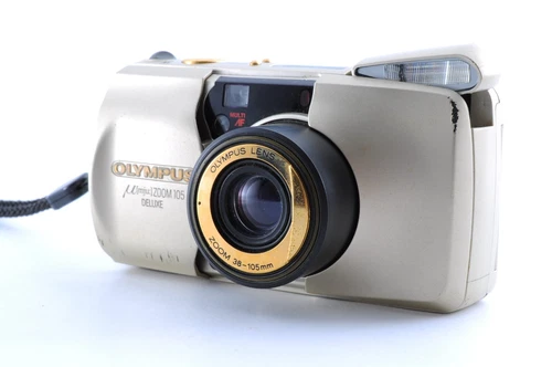 All works [N MINT ]Olympus μ mju Zoom 105 Deluxe Point & Shoot Film Camera JAPAN