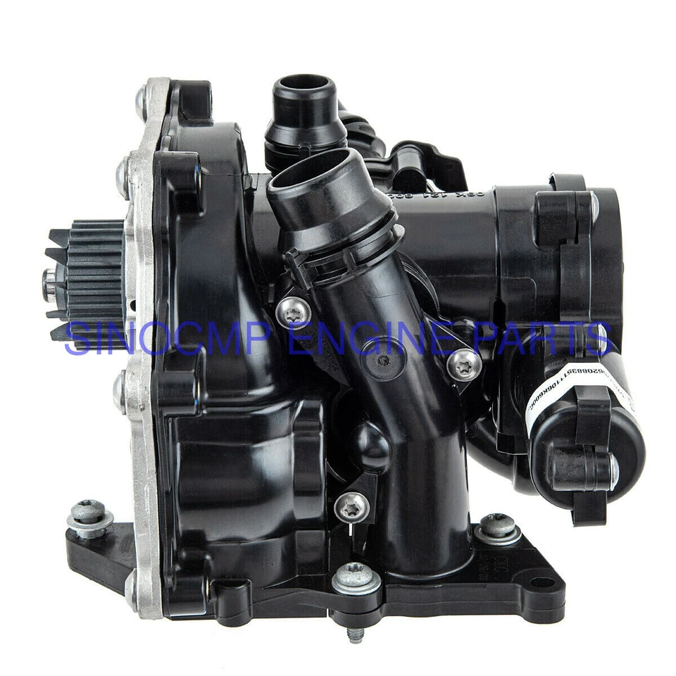 Carcasa termostato bomba de agua electrónica para Audi A1 A5 VW Golf Passat 06L121012 Foto 3 de 4