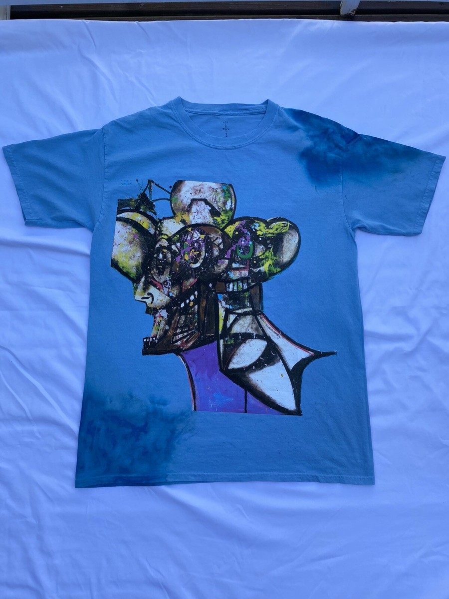 Tシャツ・カットソー Travis Scott Portrait of Travis Tie Dye T-shirt travis scott portrait of travis ( franchise) tshirt tie dye