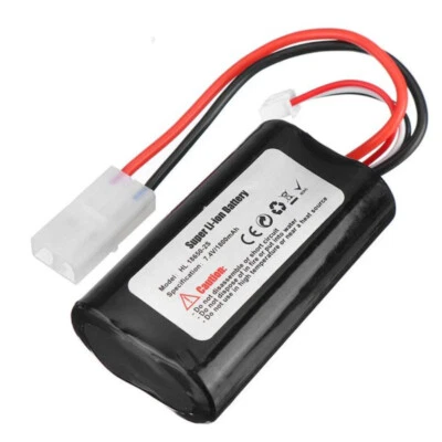 Batteria 18650 Li-Ion 1800 mAh 7,4V Per Carri Armati Heng Long