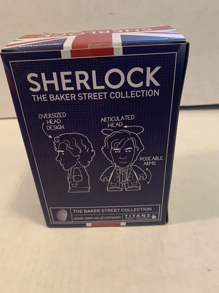 Figura 4,5" Colección Sherlock Baker Street Titans BBC TV Exclusiva Bloque Nerd  Foto 3 de 4