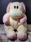 Ty Baby Plush Pillow Pals Dogbaby Yellow Puppy Dog Rattle 1999 Stuffed Toy