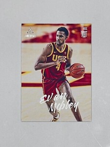 2021-22 Panini Chronicles Draft Picks #77 Evan Mobley / Luminance Rookie Card