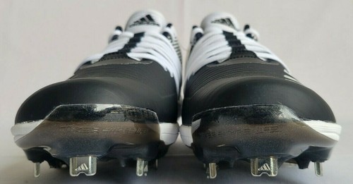 Men Sz 6.5 Black White Adidas Adizero Afterburner 6 Baseball Metal Cleats DB3433 - Picture 4 of 8