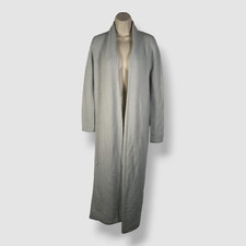 Cárdigan de cachemir tejido canasta delantero abierto tejido gris tejido TSE $895 para mujer talla S