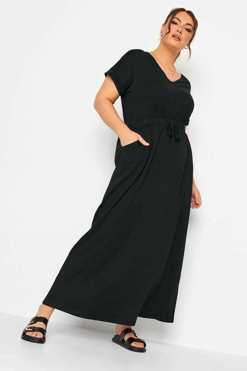 Plus size t shirt maxi dress cheap