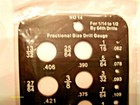 Bolt and Drill Bit Gauge Measure Gauge Size Checker Made of Metal Material New — photo 3