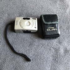 Canon Elph LT 23mm Compact Point Shoot Film Camera w/ Case - UNTESTED