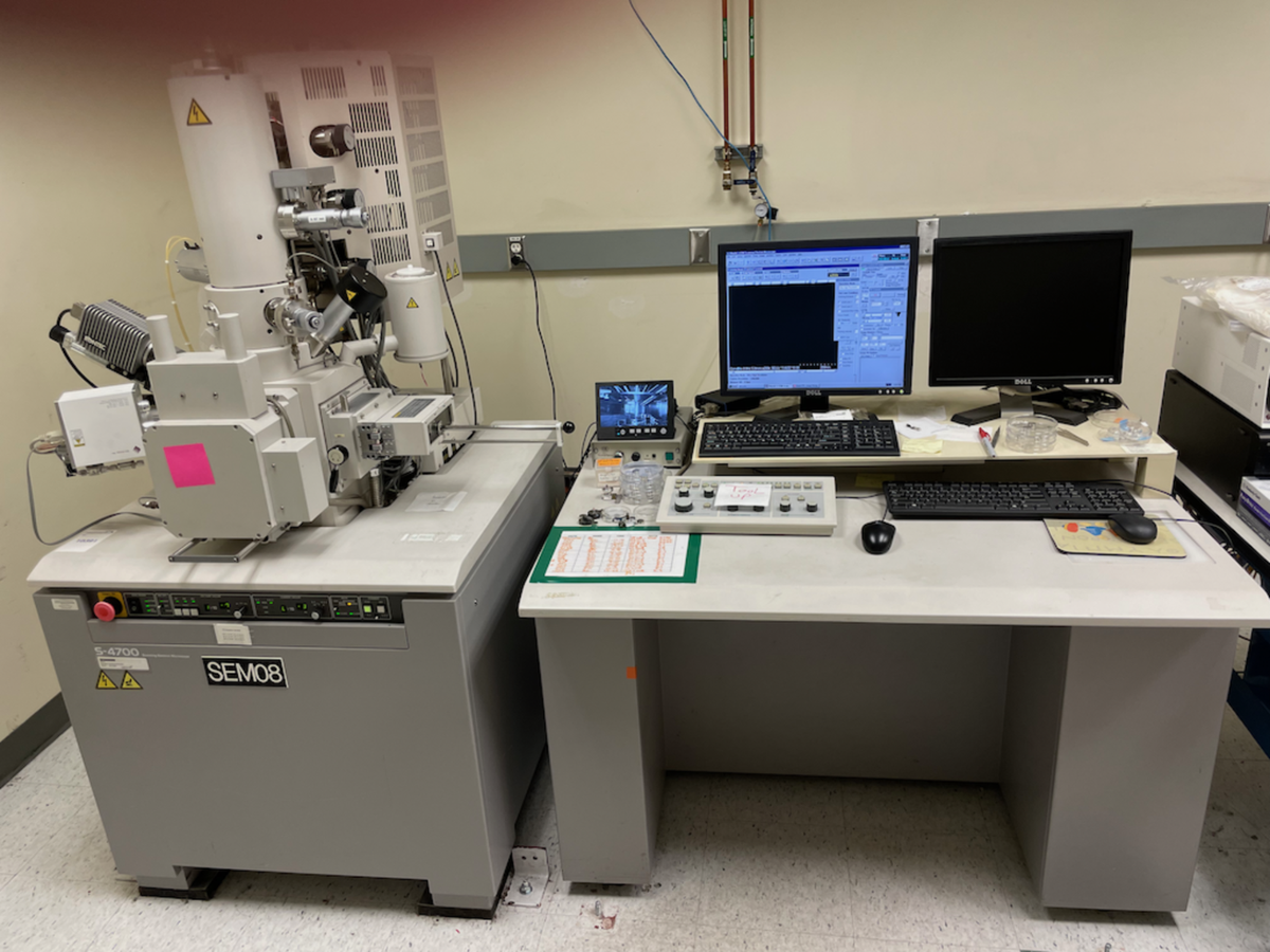 HITACHI S-4700 SCANNING ELECTRON MICROSCOPE WITH EDAX X-RAY OPTION