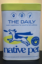 Native Pet Dog Vit.  Supp.  7 oz-30 Scoops - 11-in-1 Multivitamin for Dog