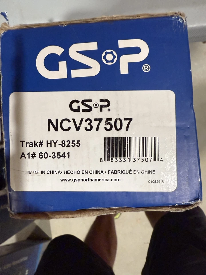 BNIB GSP NORTH AMERICA NCV37507 CV AXLE ASSEMBLY | 07-12 HYUNDAI VERACRUZ - Image 3 of 4