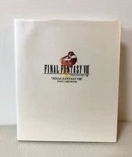 Final Fantasy VIII FF8 Postcard Book Art Works Square Digicube 20+ Pages 1999