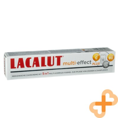LACALUT MULTI-EFFECT PLUS Zahnpasta Mit Vitaminen Und Mineralien 75 Ml 5 In 1
