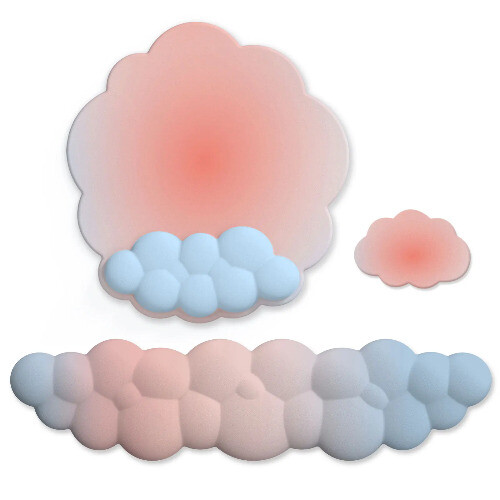 Wrist Rest Mouse Pad Wrist Support Keyboard Set Memory Foam Anti-Slip Base - 第 29/41 張圖片