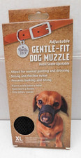 Bonita Pet Dog Muzzle Black Size XL 8-10.5 inches