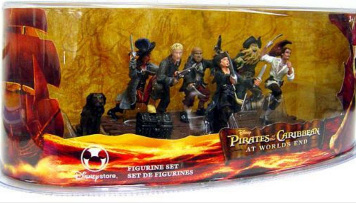 Disney Exclusive Pirates of the Caribbean at world's End 6 Piece