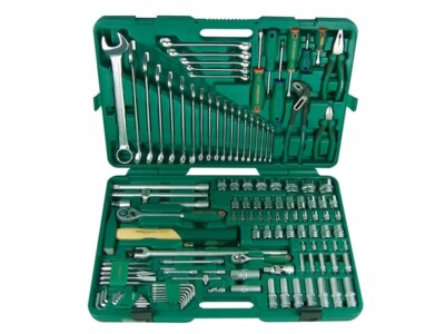 JONNESWAY STECKSCHLÜSSELSATZ 127 EL 1/4'' 1/2'' MIT KNARREN 36 ZÄHNE