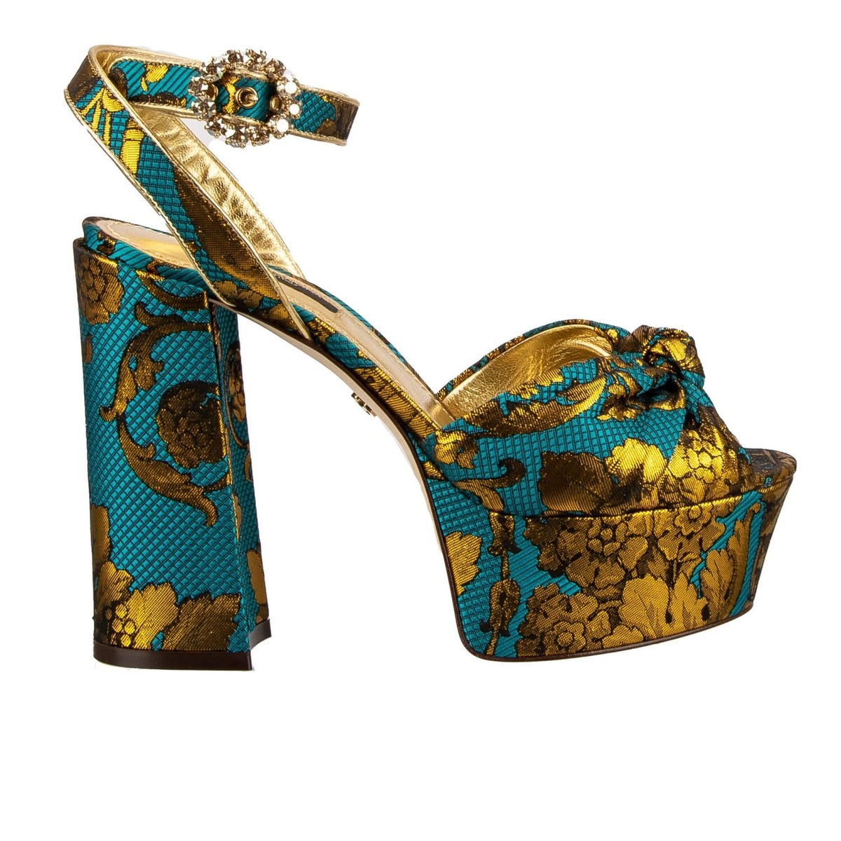 DOLCE & GABBANA Baroque Plateau Sandals Pumps Shoes KEIRA