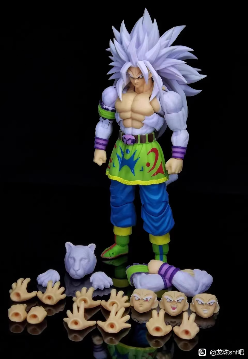 ガンタSG- Studio孫悟空 Kong Studio K027 SH Figuarts Dragon Ball SSJ5 Goku White