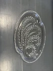 Vintage Federal Glass Wheat Snack Tray - 1 Pc. Replacement