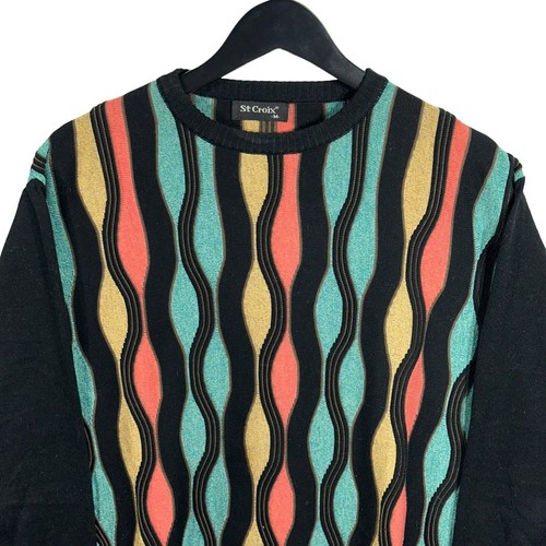 Vintage St. Croix 3D Cotton Knit Sweater - Picture 2 of 3
