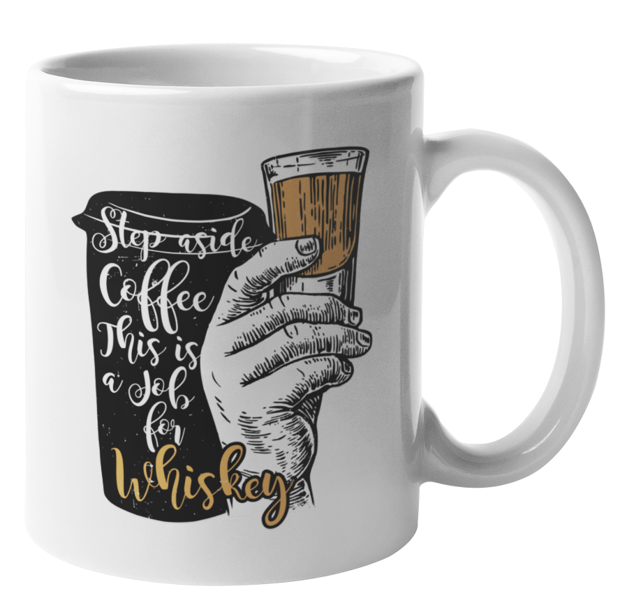 Whiskey Lover's Distressed Coffee & Tea Mug