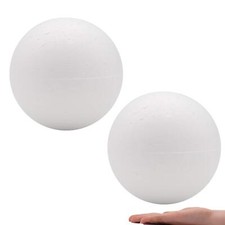 2 Pack 8 Inch Large Foam Balls White Smooth for Wedding Holiday Christmas Cra...
