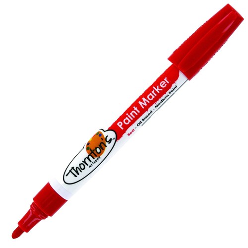 Marabu DO IT Craft Marker, set di 6 pennarelli acrilici con punta da 2-3 mm, pennarello acrilico con sistema di filtraggio senza pompaggio, multi-marker per pietre, legno e molto altro, 0128000000201